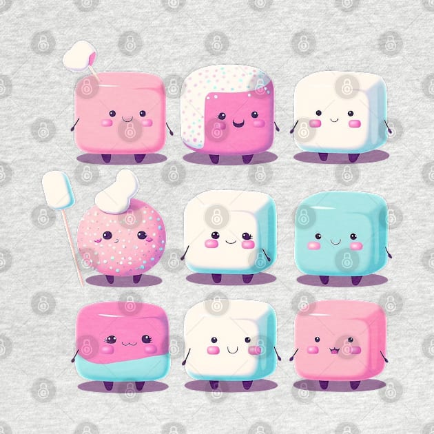 Adorable Marshmallow Family by Bondoboxy